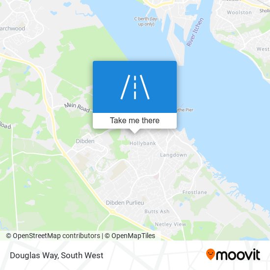 Douglas Way map
