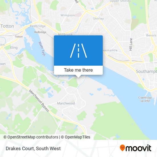 Drakes Court map