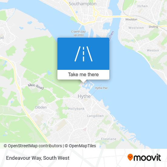 Endeavour Way map