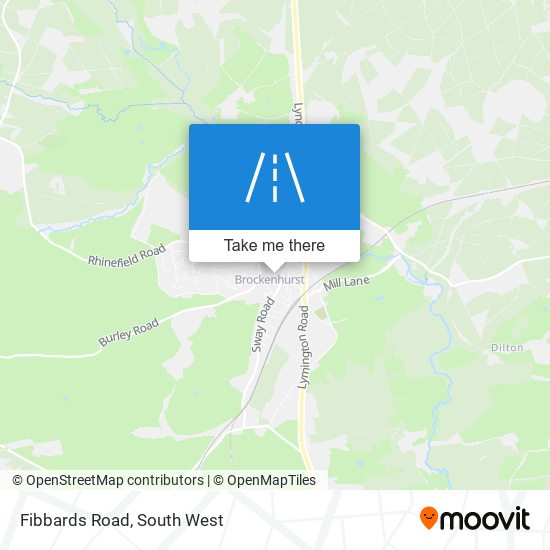 Fibbards Road map