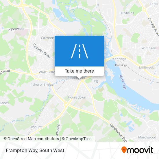 Frampton Way map