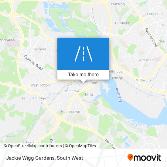 Jackie Wigg Gardens map