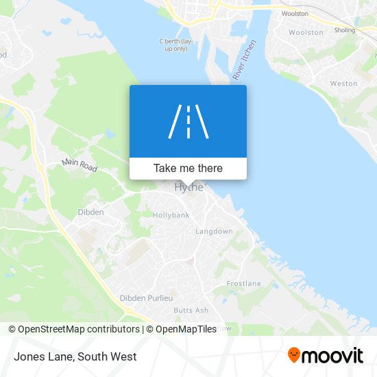 Jones Lane map