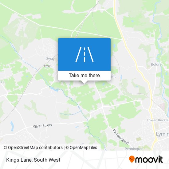 Kings Lane map
