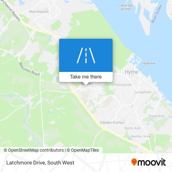 Latchmore Drive map