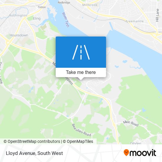 Lloyd Avenue map