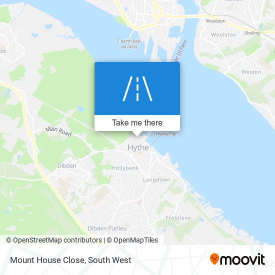 Mount House Close map