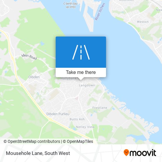 Mousehole Lane map