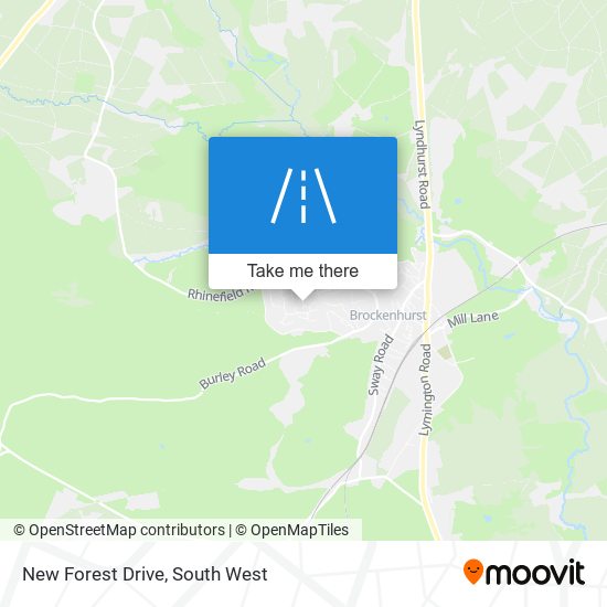 New Forest Drive map