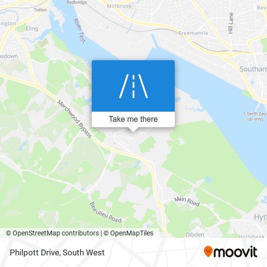 Philpott Drive map