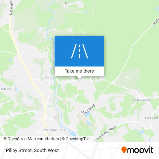 Pilley Street map