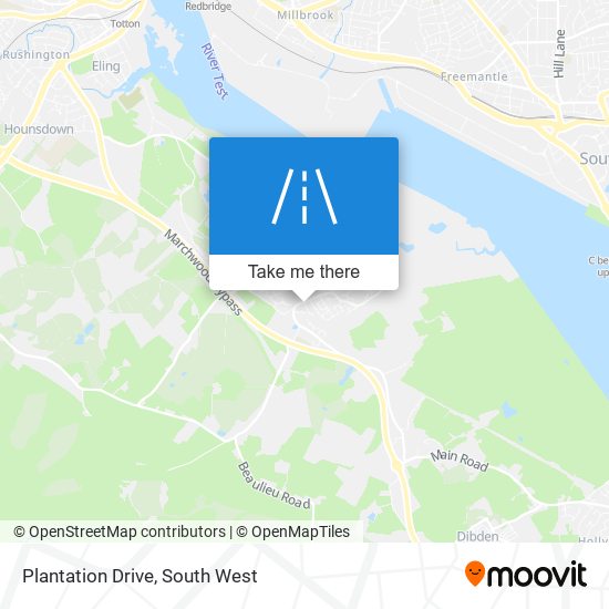 Plantation Drive map