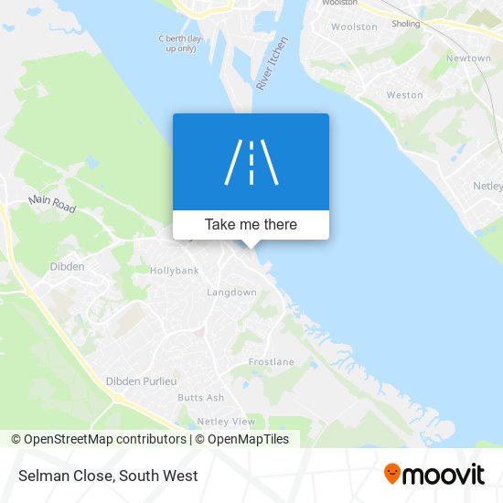 Selman Close map