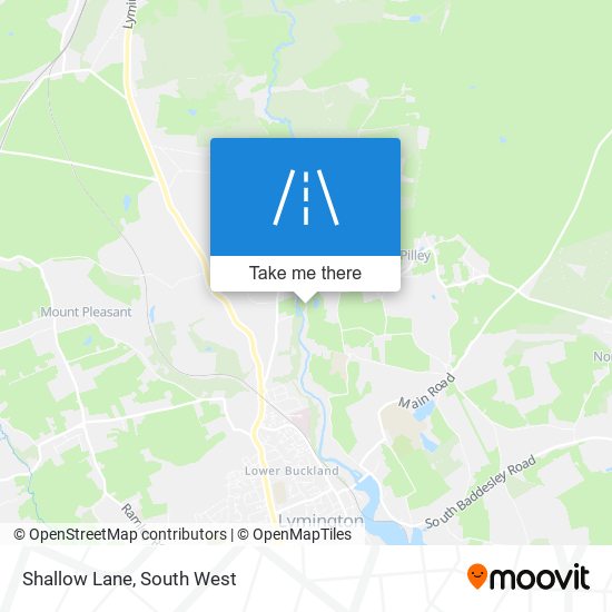 Shallow Lane map