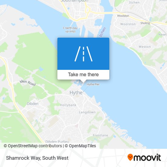 Shamrock Way map