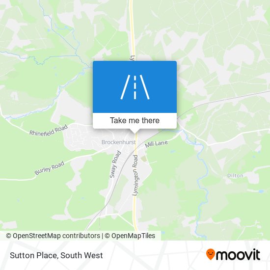 Sutton Place map