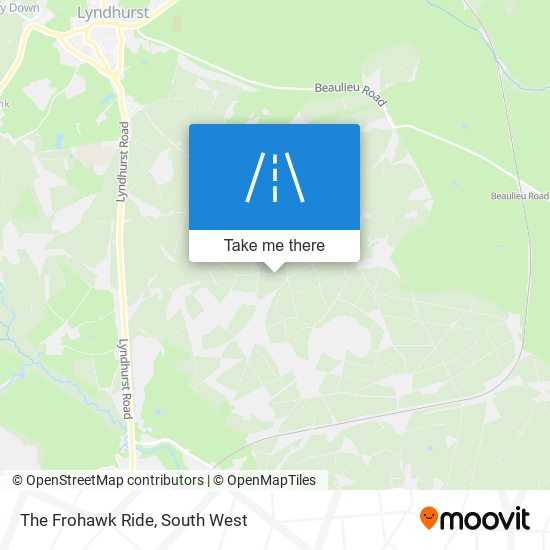 The Frohawk Ride map