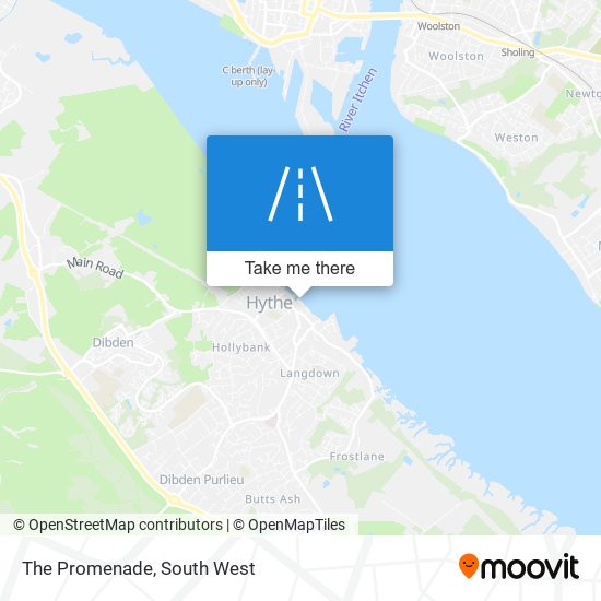 The Promenade map