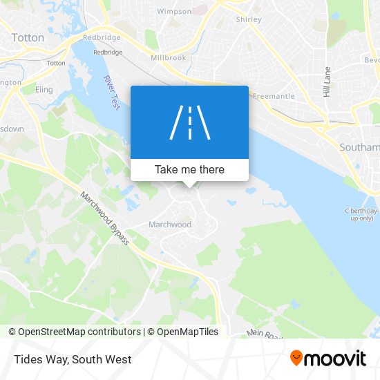 Tides Way map