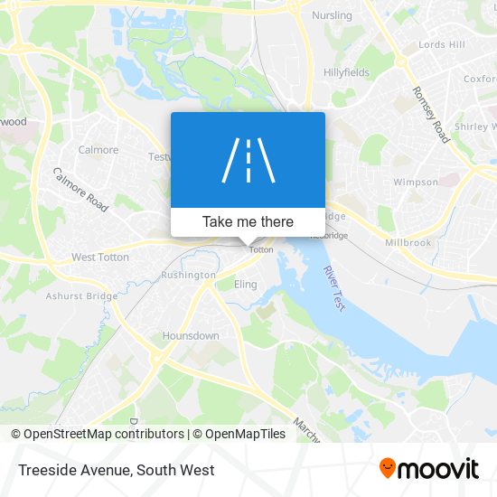 Treeside Avenue map