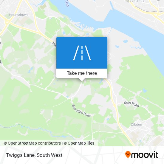 Twiggs Lane map