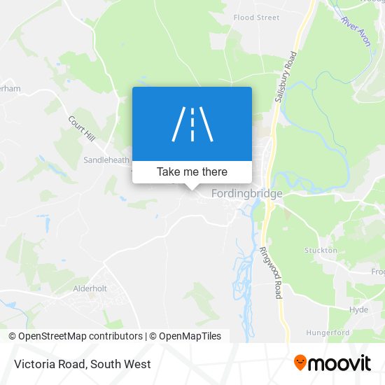 Victoria Road map