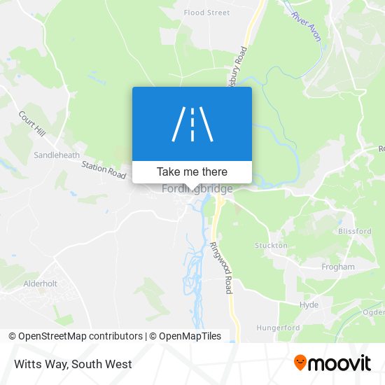 Witts Way map