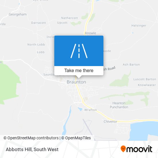 Abbotts Hill map