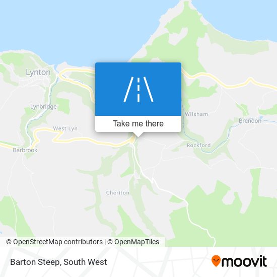 Barton Steep map
