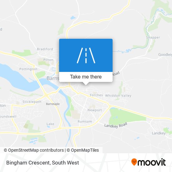 Bingham Crescent map