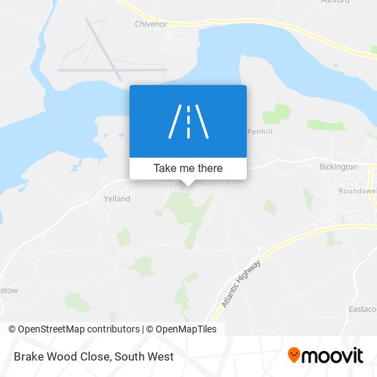 Brake Wood Close map