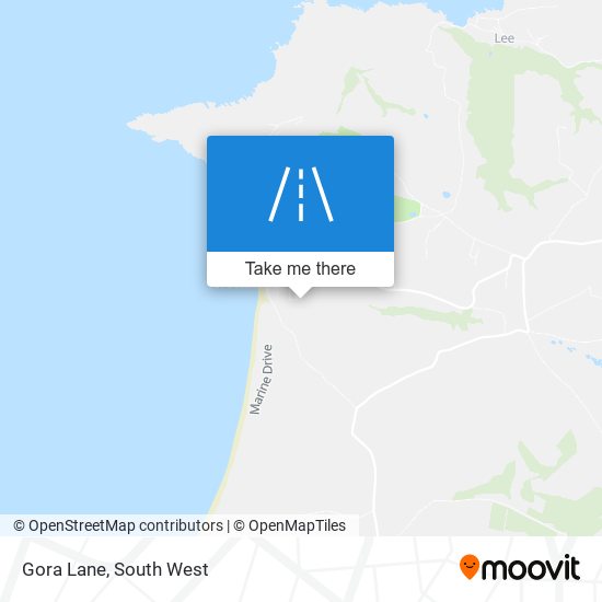 Gora Lane map