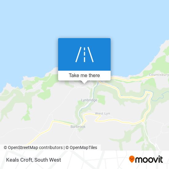 Keals Croft map