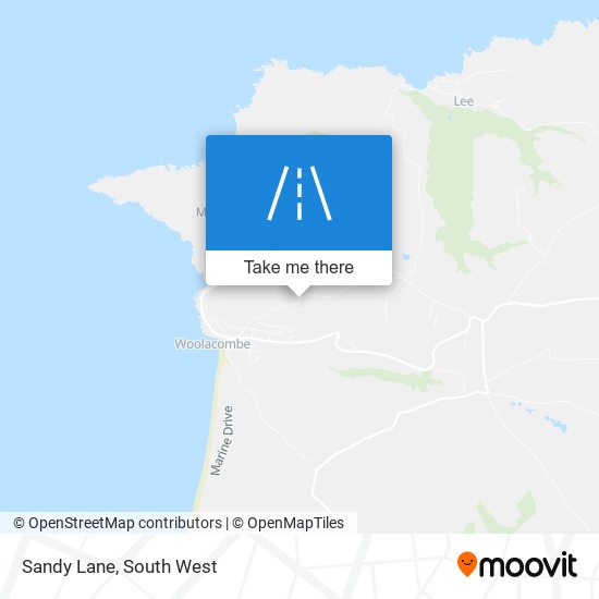 Sandy Lane map