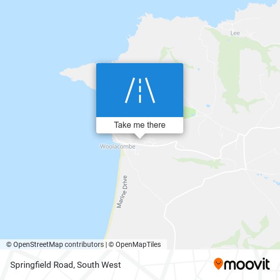 Springfield Road map