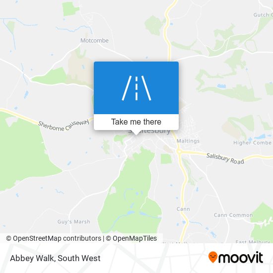 Abbey Walk map