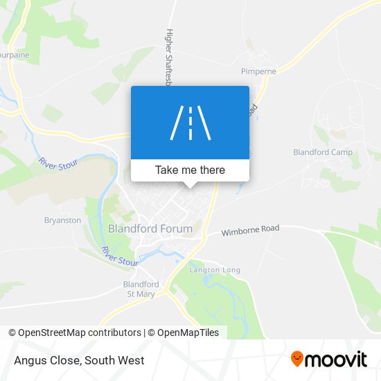 Angus Close map
