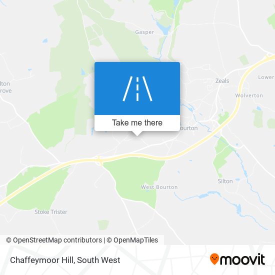 Chaffeymoor Hill map