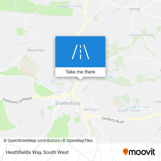 Heathfields Way map