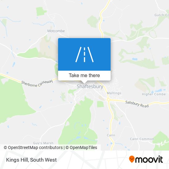 Kings Hill map