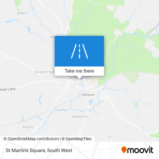 St Martin's Square map