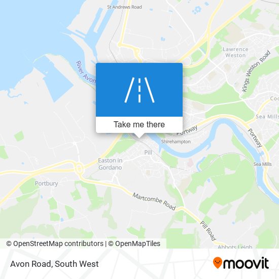 Avon Road map