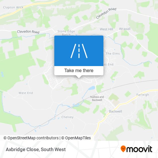 Axbridge Close map