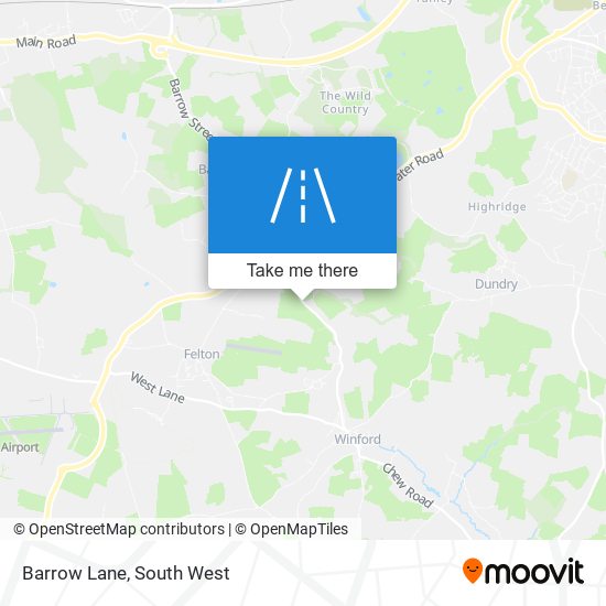 Barrow Lane map