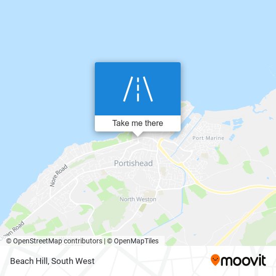 Beach Hill map