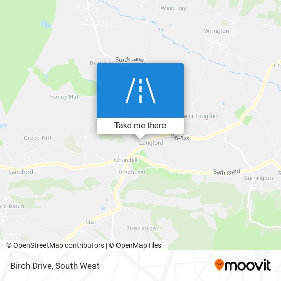 Birch Drive map