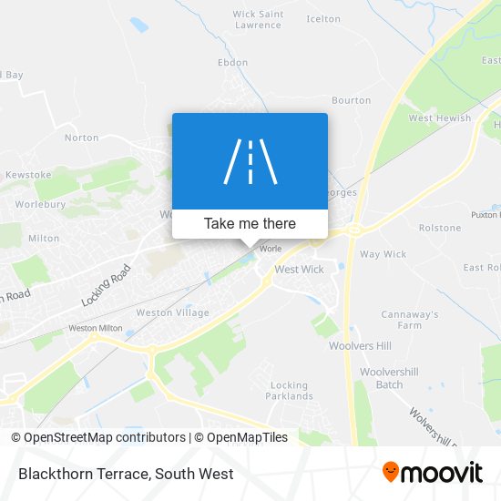 Blackthorn Terrace map