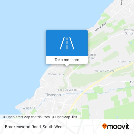 Brackenwood Road map