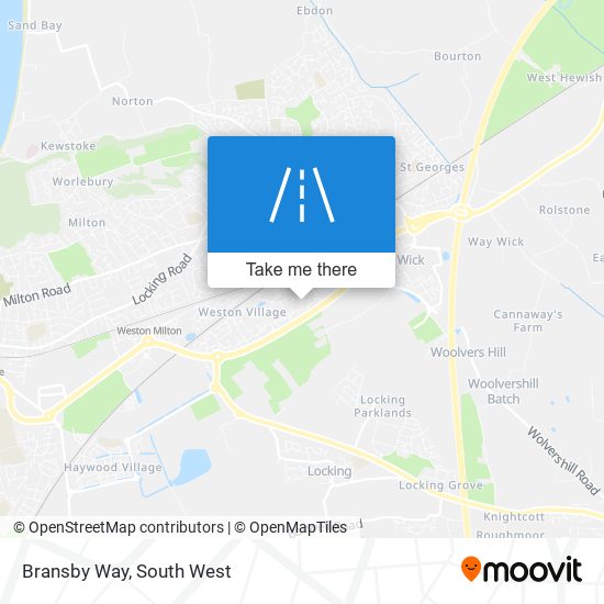 Bransby Way map