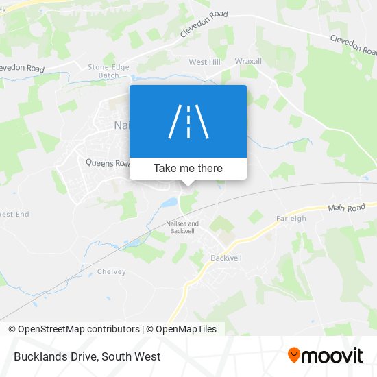 Bucklands Drive map